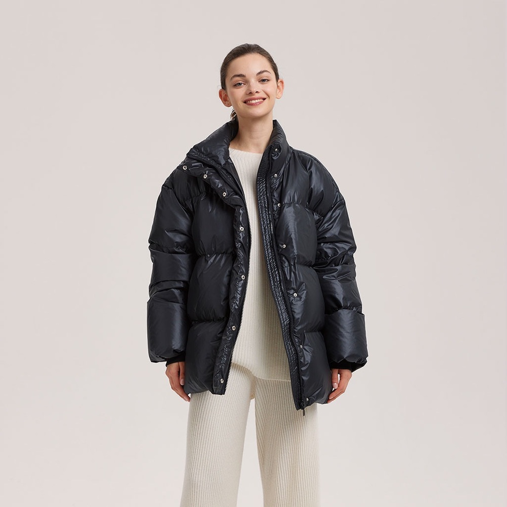 NWT black puffer jacket